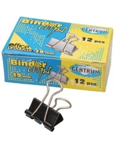 Binder clips Centrum 19mm