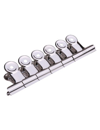Paberiklamber DELI 51mm hõbedane 6tk/pk