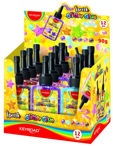 Vedelliim Keyroad 90ml, glitter värvid