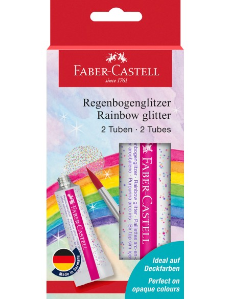 Glitter Rainbow tube 12 ml 2x BC