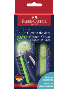 Glitter Glow in the dark 12 ml 2x BC