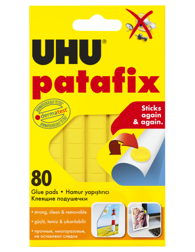 Kleepmass UHU kollane 80tk/50g