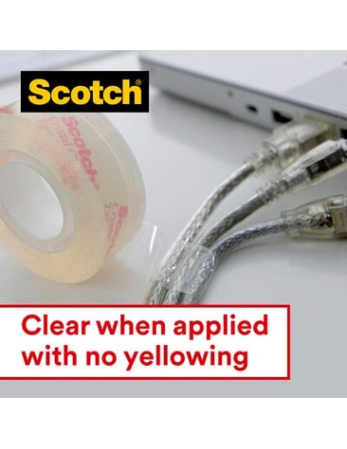 Kleeplint 3M Scotch Crystal 600 19mmx33m