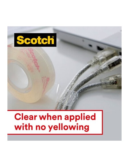 Kleeplint 3M Scotch Crystal 600 19mmx33m