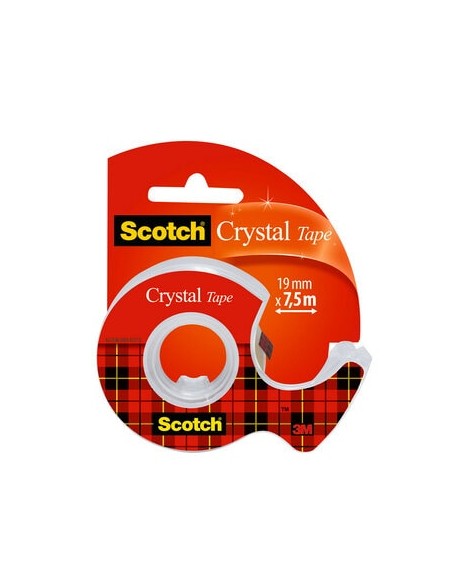 Kleeplint 3M Scotch Crystal Clear 6-1975DB 19mmx7,5m alusel