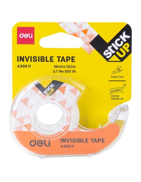 Invisible Tape Deli 18mm×50um×7.62m(1roll/blister) white