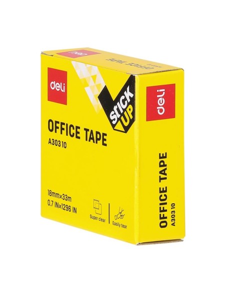 Office Tape Deli 18mm×45um×33m(1roll/box) transparent