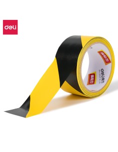 Border tape DELI 48mmx18m yellow/black