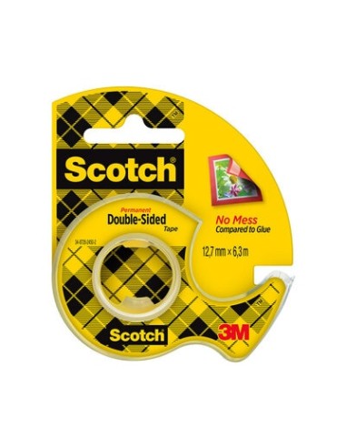 Kleeplint 3M Scotch 665 kahepoolne 12mm x 6,3m alusel