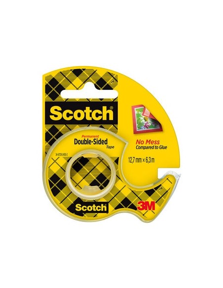 Kleeplint 3M Scotch 665 kahepoolne 12mm x 6,3m alusel