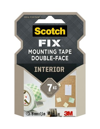Kleeplint 3M rullis Scotch-Fix 4496G-1915-P, 19mmx1,5m, sisetingimustes