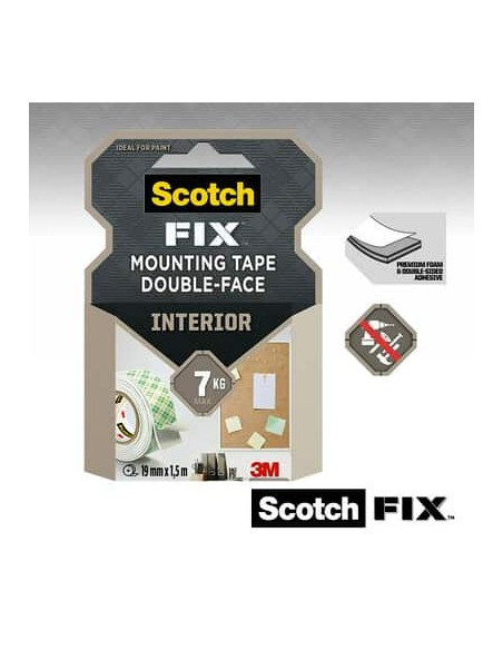 Mounting Tape 3M Scotch Fix double-Face 19mm x 1,5m