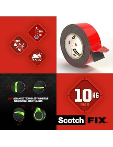 Mounting Tape 3M Scotch Fix double-Face 19mm x 1,5m