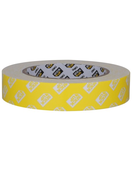 Kleeplint DELI kahepoolne 25.4mm x 5m (vahtteip)