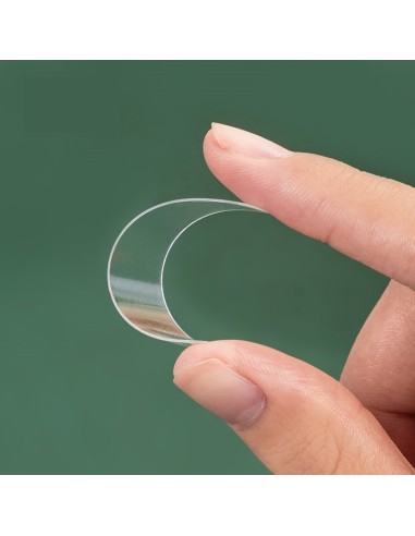 Kleeppadjad DELI 18x50x0.4mm kahepoolsed läbipaistvad 60tk/pk