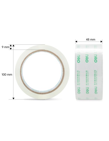 Pakketeip DELI 48mmx54m 50mic läbipaistev