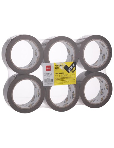 Pakketeip DELI 48mmx66m 50mic vaikne pruun