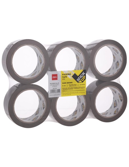 Pakketeip DELI 48mmx66m 50mic vaikne pruun