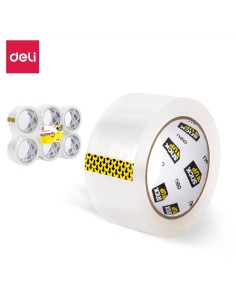 Pakketeip DELI 48mmx55m 45mic läbipaistev