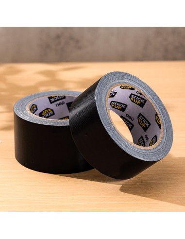 Tekstiilteip DELI 60mm x20m 230mic must