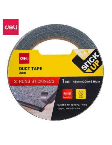 Duct Tape DELI 48mm*20m*230μm 1 roll black