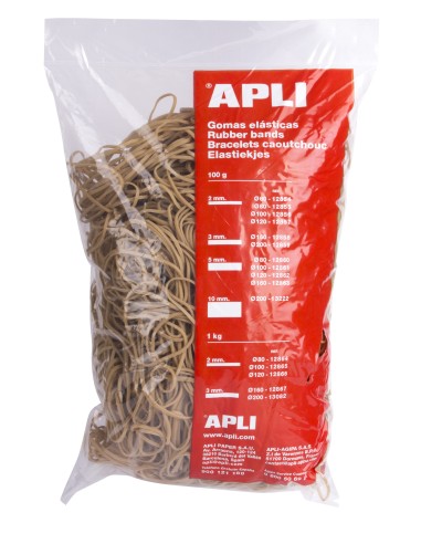 Rubber Bands apli 80mmx2 , 1kg