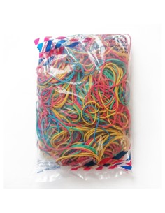 500 G Rubber Band 70% : Assorted Colour ( Red / Green / Blue / Yellow)