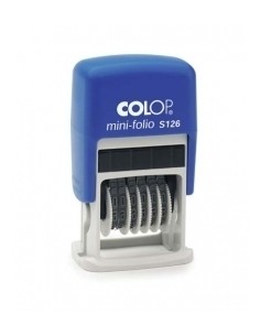 Numeraator Colop Mini-Folio S 126 (6 numbrit)