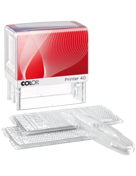 Tempel Colop Printer P40SET iselaotatav (23x59mm) 6-rida