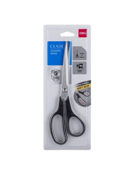 Käärid DELI 38369 23cm soft touch, assortii