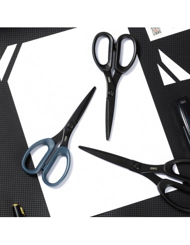 Käärid DELI Ergo 21cm Non Stick, must