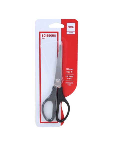 Käärid DELI 17cm blistris
