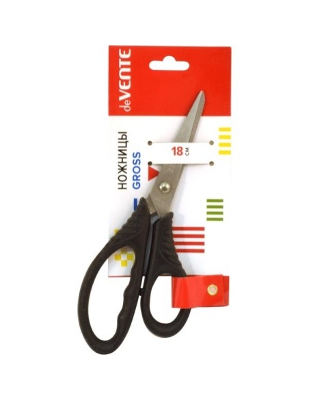 Käärid deVENTE Gross 18cm mustad blistris