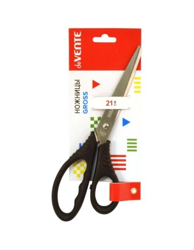 Käärid deVENTE Gross 21cm mustad blistris