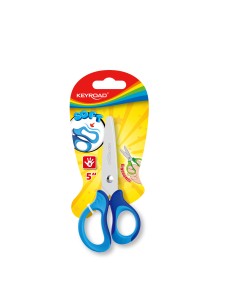 Käärid Keyroad 13cm, lastele, pehme käepide, ergonoomilised