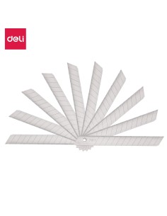 Cutter Blade 13 snap-off blades SILVER