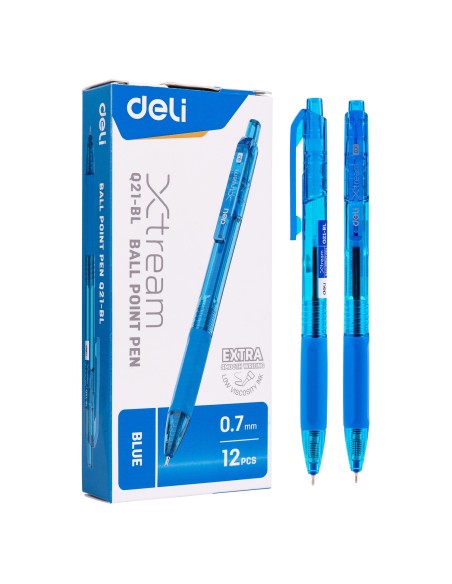 Ball Point Pen DELI Mini Tip: 0.7mm Blue