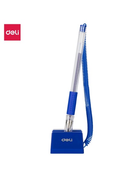 Desk Pen Stand Deli 0.5mm blue