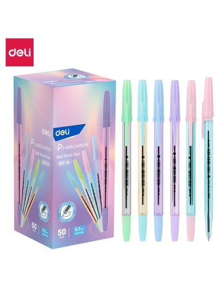 Ball Point Pen DELI Bullet tip:0.7mm Blue