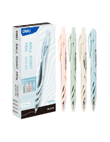 Ball Point Pen DELI Bullet tip: 0.7mm blue