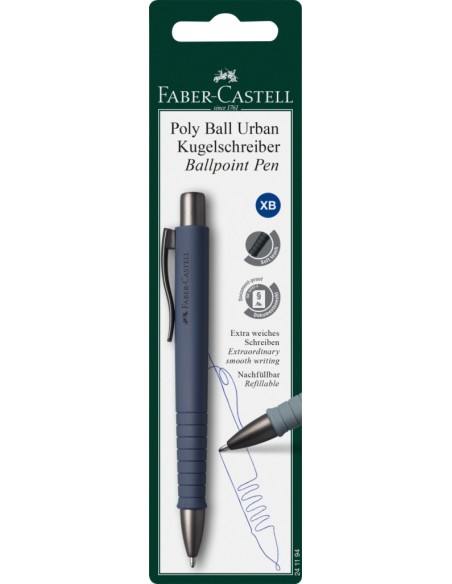 Pastapliiats Faber-Castell PolyBall XB 0.6mm, tumesinine