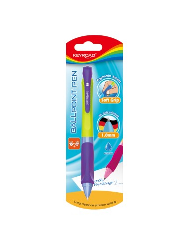 Pastapliiats pliiats Keyroad Easy Writter 1.0mm, sinine