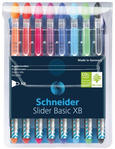 Ballpoint pen Schneider Slider XB 8pcs (O)