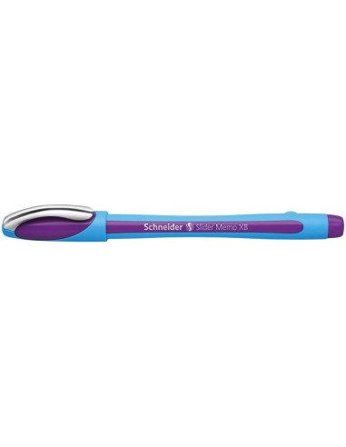 Ballpoint pen Slider Memo XB violet
