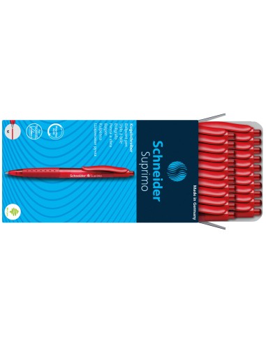 Ballpoint pen Suprimo red Refill 774 M red