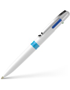 Ballpoint pen Take 4 white Take 4 Refill M  black, red, blue, green