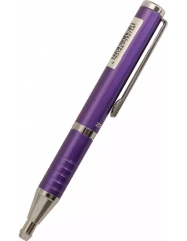 Ballpoint pen Zebra Telescope Stylus violet barrel blue ink