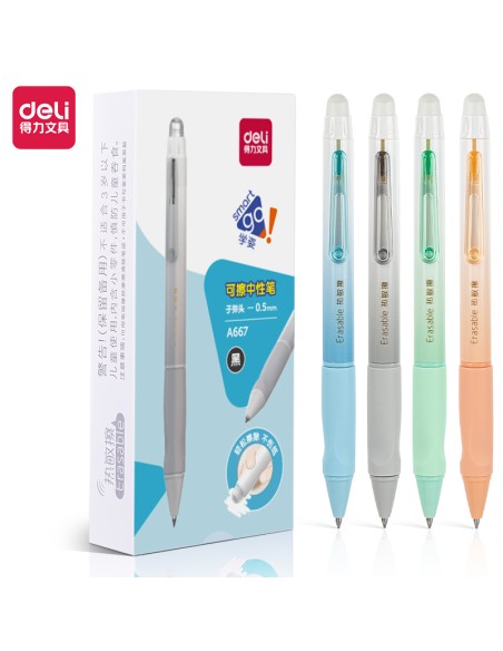 Erasable Gel Pen Deli 0.5mm Deli