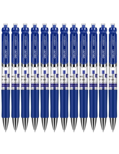 Gel Pen Deli Bullet tip: 0.5mm Deli