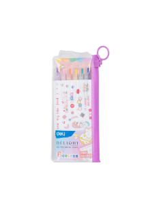 Gel Pen DELI bullet tip：0.5 mm asst.